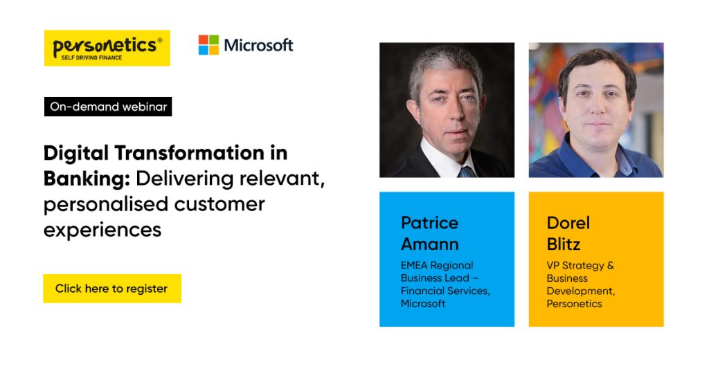 Microsoft Personetics EMEA webinar Dorel Blitz and Patrice Amann